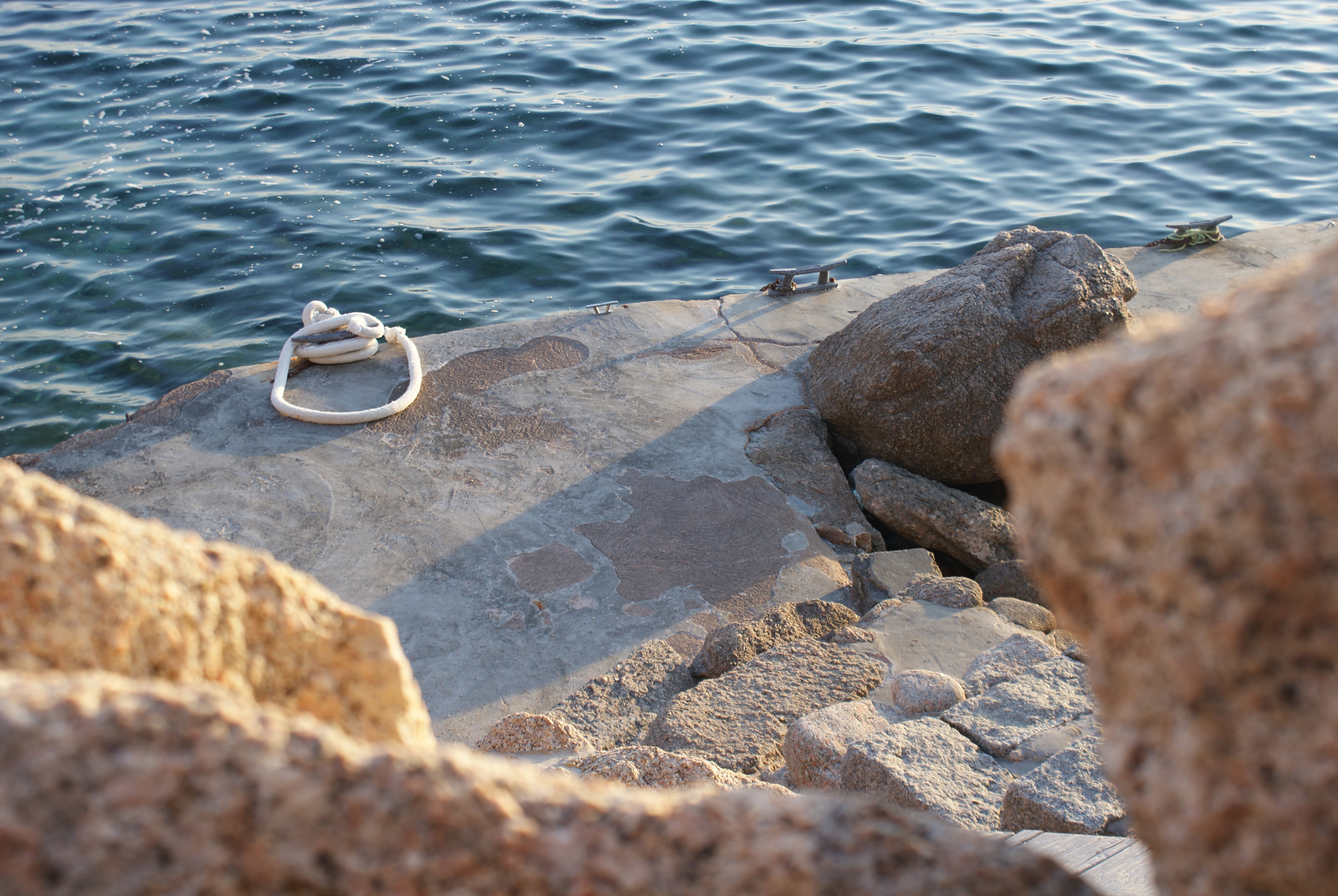 Le ponton et la mer à quelques pas